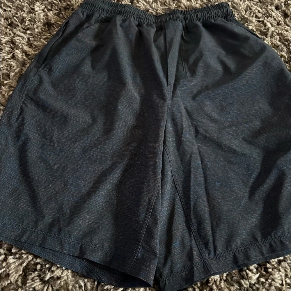 lululemon athletica Black with hints of blue Athletic Shorts